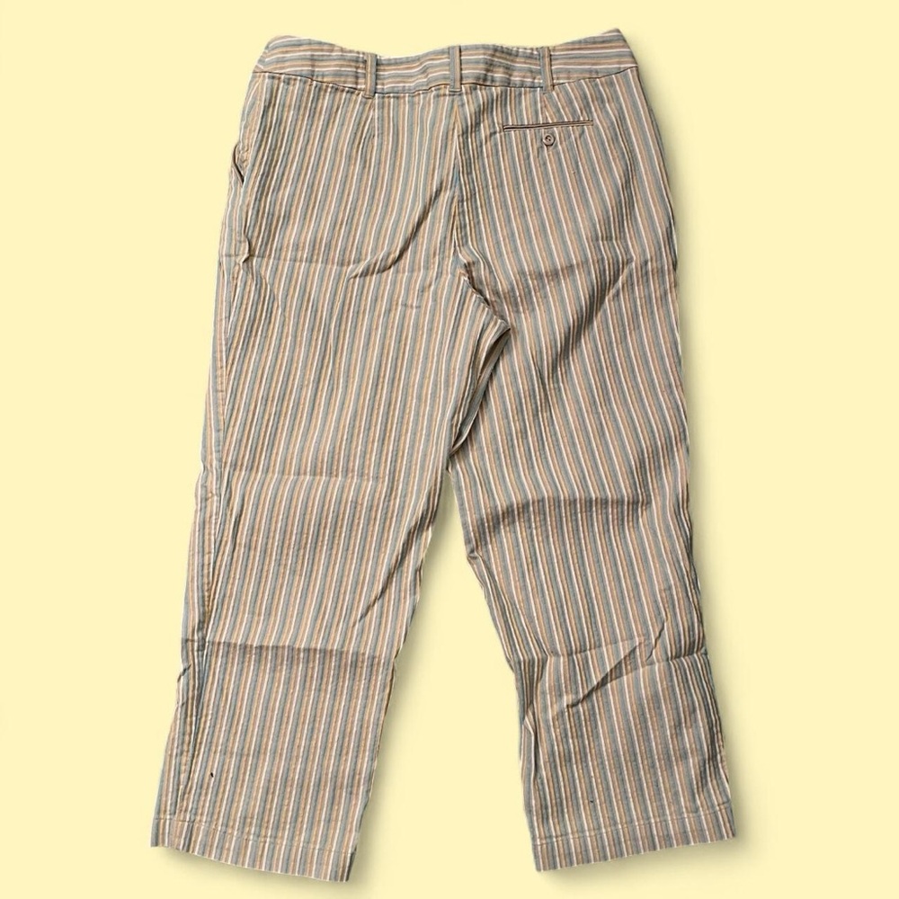 Talbots pastel striped capris - Picture 2 of 4